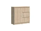 Комод Челси 800 3 ящика 1 дверь (сонома) Комод Челси 800 3 ящика 1 дверь (сонома)