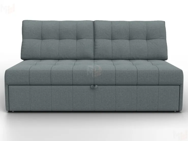 Диван прямой Лига-107 (160) ( Амур 07 серый )