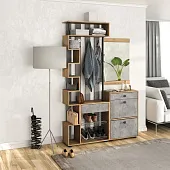 Прихожая Мини-Лайт Вариант 2 Дуб крафт золотой/ателье светлое