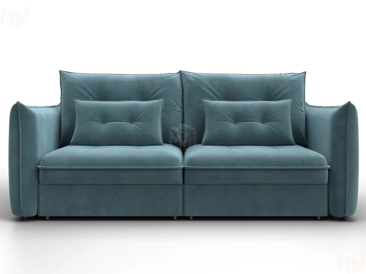 Диван прямой Лига-100 НПБ ( SEVEN 113 бирюзовый )