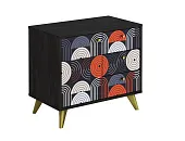 Комод Фьюжн Арт КМ-002 камень угольный/Vinil Комод Фьюжн Арт КМ-002 камень угольный/Vinil