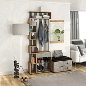 Прихожая Мини-Лайт Вариант 1 Дуб крафт золотой/ателье светлое Прихожая Мини-Лайт Вариант 1 Дуб крафт золотой/ателье светлое