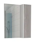 Шкаф-зеркало Uno 60 Дуб серый левый/правый Домино