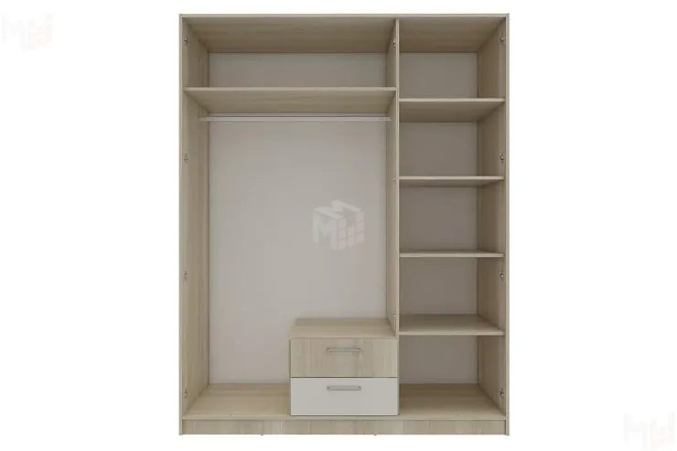 Шкаф 3-х дверный с зеркалом Камила 416.01 Шкаф 3-х дверный с зеркалом Камила 416.01