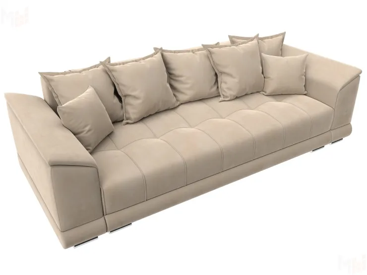 Диван прямой НордСтар НПБ ( SEVEN 729 бежевый )