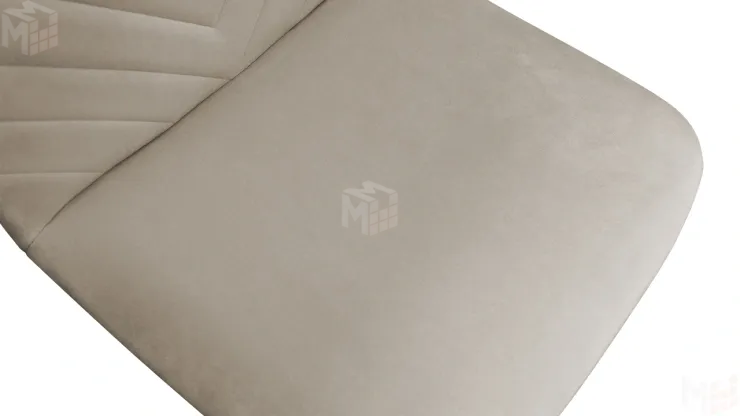 Стул Шерри К4  Белый матовый, Велюр Confetti Smoke