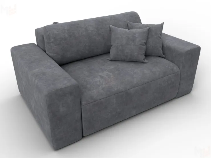 Кресло Лига-036 НПБ ( BRUT 16 темно-серый )