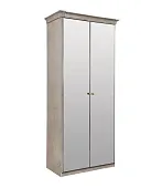 Шкаф Патрисия 2-дверный с зеркалом крем корень глянец Шкаф Патрисия 2-дверный с зеркалом крем корень глянец