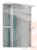 Шкаф-зеркало Норма 2-60 левый/правый Айсберг