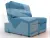 Кресло-кровать Лига-107 (80) ( Амур 10 голубой )