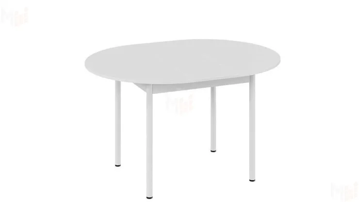 Стол обеденный раздвижной Терра Белый, Белый матовый