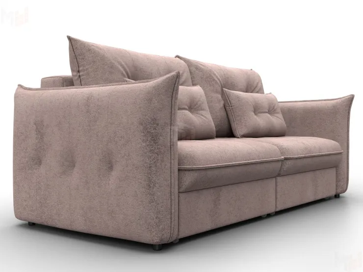 Диван прямой Лига-100 НПБ ( TOWER 05 бежевый )