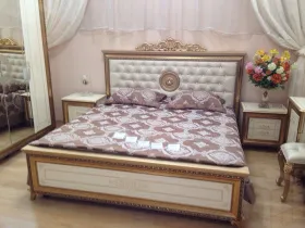 Кровать Версаль с короной (1800) мягкое изголовье