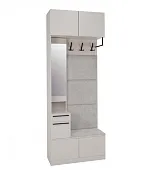 Прихожая Николь 1 Кашемир/Ручки-черный