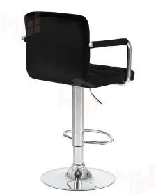 Стул барный DOBRIN KRUGER ARM (черный велюр (MJ9-101))
