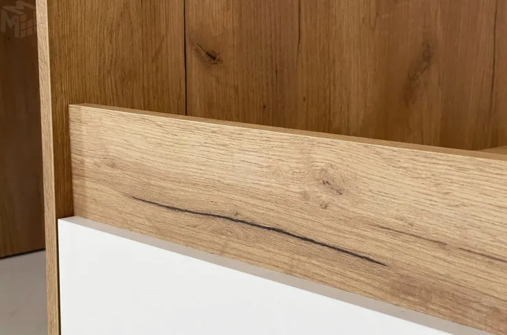 Кровать Форсаж дуб крафт золотой/белый Кровать Форсаж дуб крафт золотой/белый