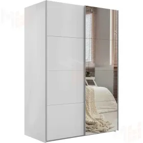 Шкаф-купе Эста 2-х дверный Медиум (4 ЛДСП / 4 Зеркала) 180 см.