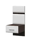 Тумба с надстройкой ТБ-2 Вегас венге - белый глянец Тумба с надстройкой ТБ-2 Вегас венге - белый глянец