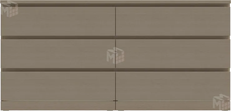 Комод Варма 6Д дуб беленый Комод Варма 6Д дуб беленый