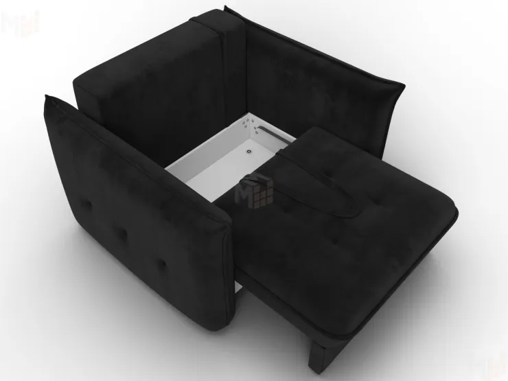 Кресло Лига-100 НПБ ( SEVEN 35 черный )