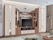 Гостиная Аллегро 5 Ясень Темный/Ясень Светлый