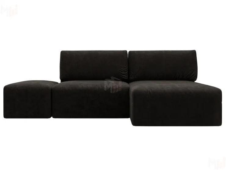 Диван угловой модульный с пуфом Лига-060 НПБ угол универсальный