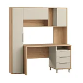 Стол рабочий Комфорт 12.95 N Дуб сонома, Сатин  Стол рабочий Комфорт 12.95 N Дуб сонома, Сатин