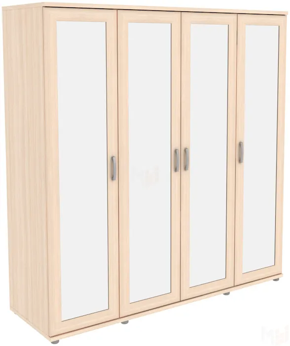 Шкаф для одежды с 4 зеркалами ГАРУН-К 414.06 Шкаф для одежды с 4 зеркалами ГАРУН-К 414.06