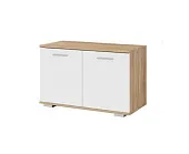 Обувница ИТАЛИЯ О-800 сонома/белый глянец Обувница ИТАЛИЯ О-800 сонома/белый глянец