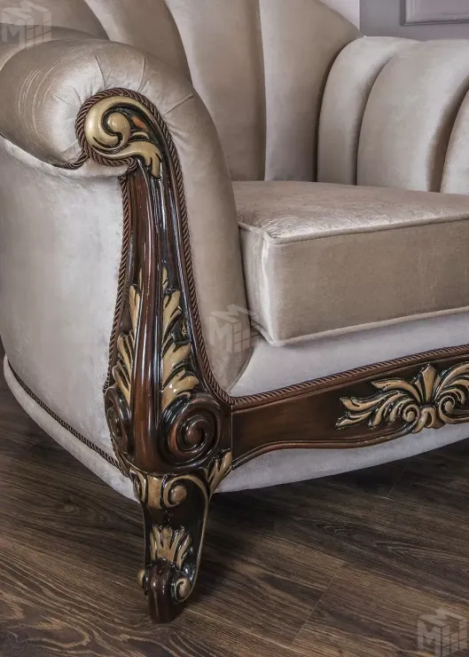 Кресло Марселла корень дуба глянец Кресло Марселла корень дуба глянец