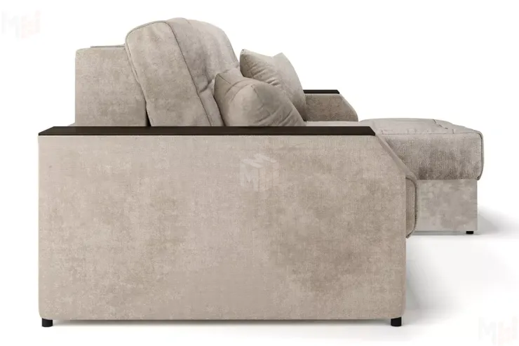 Угловой диван-кровать Лас-Вегас Бежевый правый 