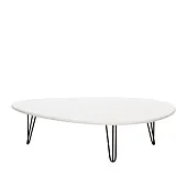 Стол журнальный Калифорния Дадли (Белый бетон) Стол журнальный Калифорния Дадли (Белый бетон)