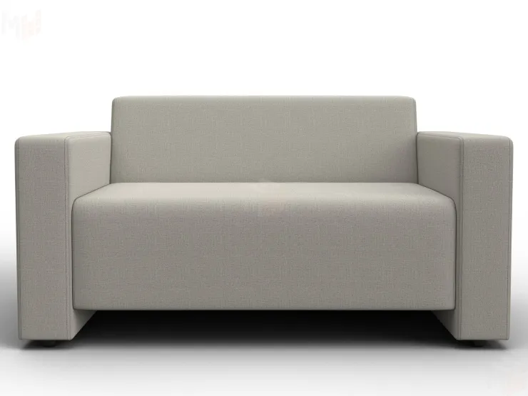 Диван прямой Лига-093 ( Амур 02 бежевый )