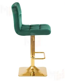 Стул барный DOBRIN GOLDIE (зеленый велюр (MJ9-88))