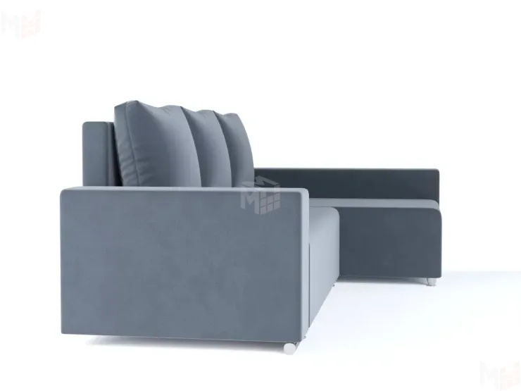 Угловой диван-кровать Маркиз Темно-серый