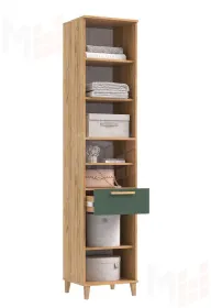 Пенал открытый Ирис  Браш Мени Грин/Дуб Крафт