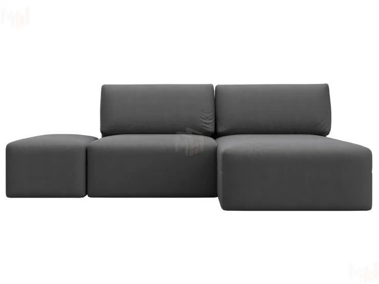 Диван угловой модульный с пуфом Лига-060 НПБ угол универсальный