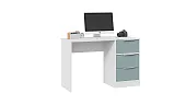 Стол письменный Марли Тип 1 - 403.003.000 Белый Серо-голубой
