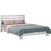 Кровать из массива Вероника 140*200 (белый античный)