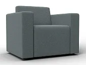 Кресло Лига-093 ( Амур 07 серый )