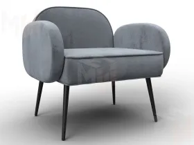 Кресло Лига-086 ( велюр TOWER 10 серый )