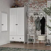 Тумба для обуви 300 «Вествик» арт.414105002300 /Белый лак/ Тумба для обуви 300 «Вествик» арт.414105002300 /Белый лак/