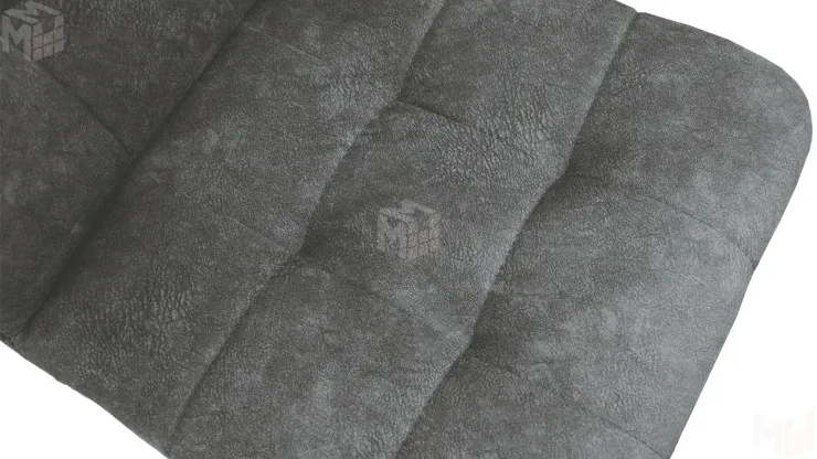 Стул Аспен К3 Белый матовый, Велюр Wellmart Graphite