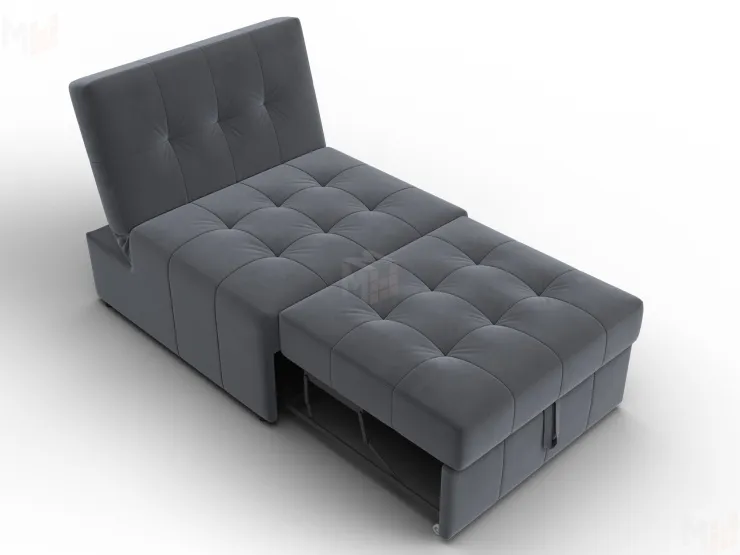 Кресло-кровать Лига-107 (80) ( SEVEN 17 серый )