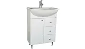 Тумба с раковиной Классик В3 60 см с ящиками