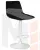 Стул барный DOBRIN TAILOR WHITE (черный велюр (MJ9-101))