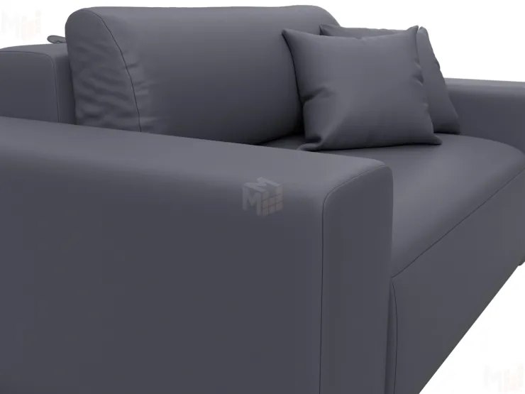 Кресло Лига-036 НПБ ( GRIFON 15 серый )