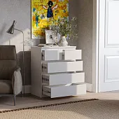 2.05.02.080.1 МАЛЬТА комод 3+2 ящика 80х99 белый RU 2.05.02.080.1 МАЛЬТА комод 3+2 ящика 80х99 белый RU