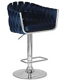 Стул барный DOBRIN MARCEL (синий велюр (MJ9-117)) Стул барный DOBRIN MARCEL (синий велюр (MJ9-117))