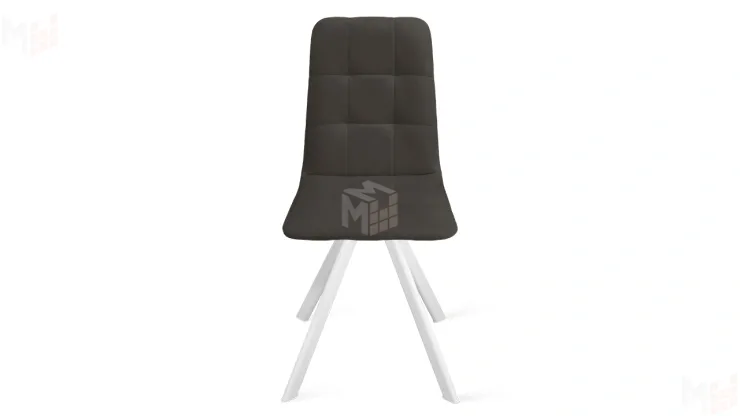 Стул Аспен К2 Белый матовый, Велюр Confetti Stone